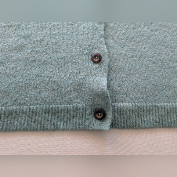 Old Navy Medium Women's Cardigan Button Robin's Color Mint Soft Lounge Loose - Picture 3 of 8